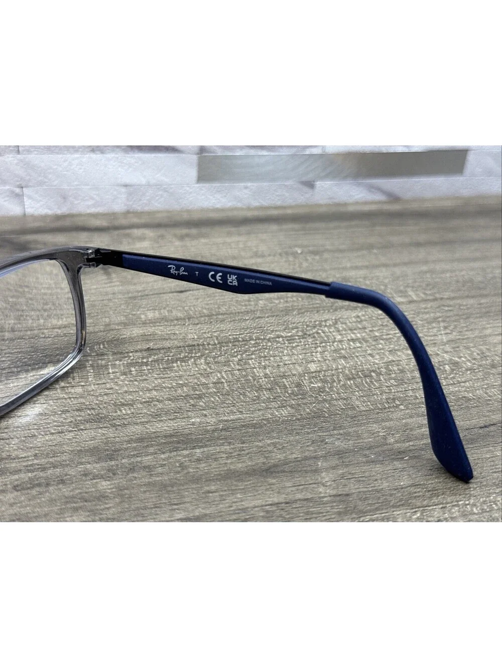 Ray Ban RB 7056 5814 Eyeglasses 53[]17-145 Grey Rectangular Men Frames Only